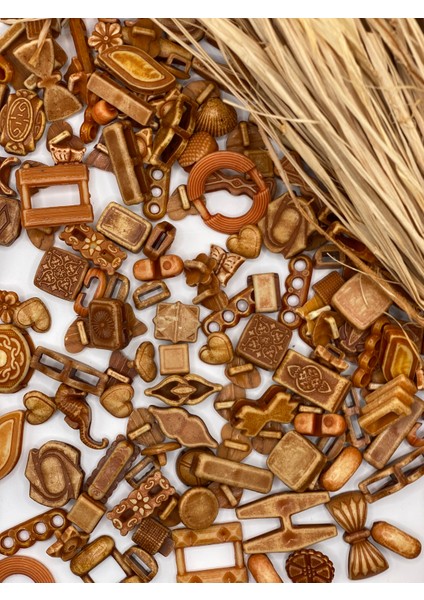 Akrilik Boncuk (50 Gram 115-130 Adet) Farklı Desen-Farklı Ölçü-Karışık-Aksesuar-Renkli-Çeşit modelleri