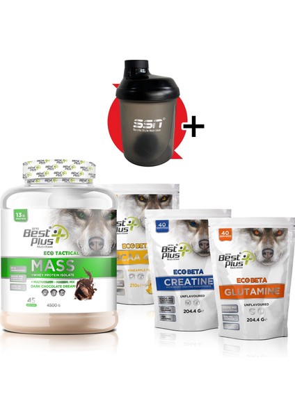 ECO TACTICAL KOMBİNASYON PAKETİ (MASS GAINER ÇİKOLATA)