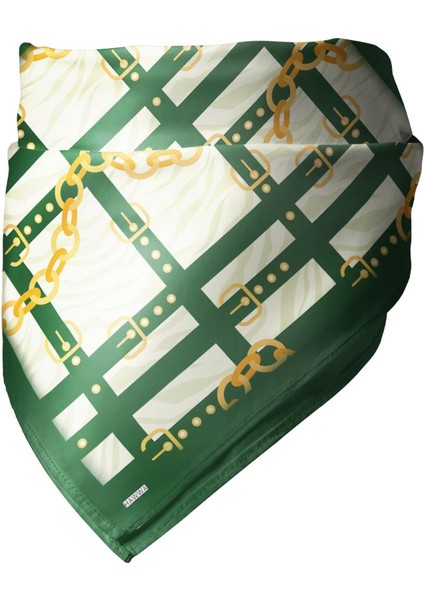 Zincir ve Kemer Desenli Bandana Fular modelleri