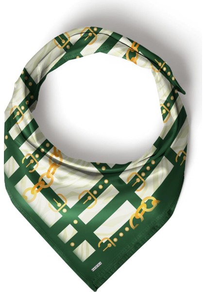 Zincir ve Kemer Desenli Bandana Fular fırsatları