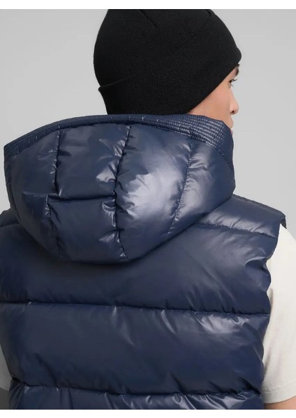 Erkek Lacivert Kapüşonlu Dolgulu Şişme Yelek indirimleri