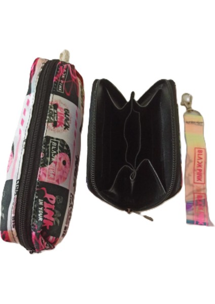 Black Pink Yılbaşı Özel Hediye Seti, Cüzdan, Kalemlik, Anahtarlık fiyatları