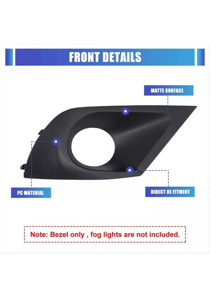 2 Adet Sol ve Sağ Tarafı Sis Işık Lambası Kapağı Subaru Legacy Için Set Set 2015-2017 57731AL07A 57731AL06A (Yurt Dışından) indirimleri