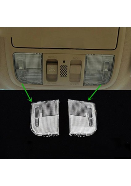 4pcs Sağ Sol Iç Çatı Haritası Işık Lens Okuma Lambası 34401-SDA-A21 34402-SDA-A21 Honda Tsx Accord Civic Crv Için (Yurt Dışından) fırsatları