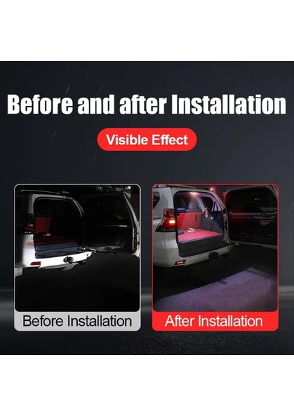 Araba Okuma Işıkları Montaj Bagaj Kapağı Toyota Land Cruiser Prado Için Işık Kapalı Okuma Işığı 150 120 2010-2021 (Yurt Dışından) fiyatları