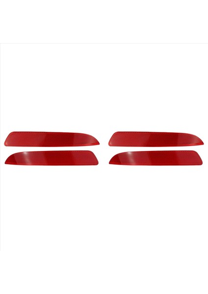 4x Araç Arka Tampon Işığı Reflektör Işık Bmw Için Bmw X5 E70 2007 2008 2009 63217158949 63217158950 (Yurt Dışından)
