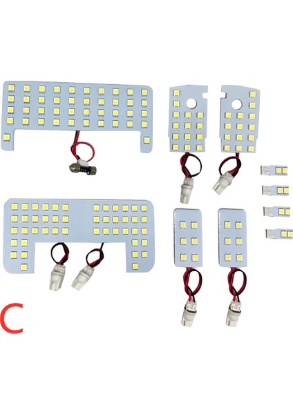 Toyota Land Cruiser Prado 150 Serisi LED Oda Lambası Ortamı Geç Tx-L 5 Koltuk Için Sadece TRJ150 GRJ150 GRJ150 GRJ151 C (Yurt Dışından) indirimleri