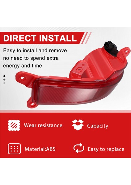 Araba Arka Tampon Reflektör Fren Lambası Sis Hyundai Santa Fe Için Uyarı Lambası 2013-2016 92405-B8300 92405B8200 L (Yurt Dışından) fırsatları