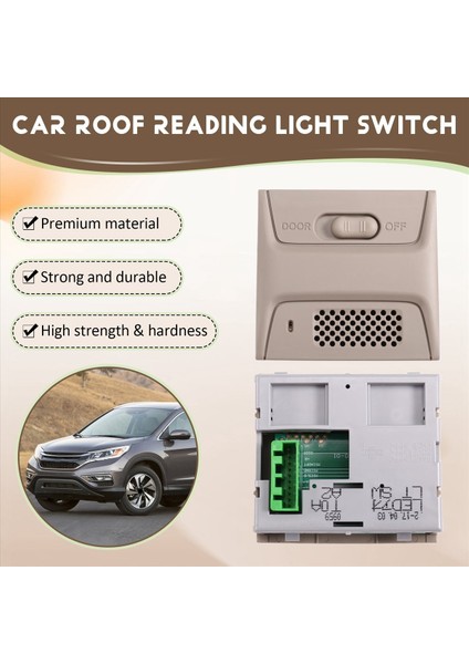 39180-T0A-A21ZA Araba Çatı Işığı Okuma Işık Anahtarı Navigasyon Boynuzu Honda Crv 2012-2015 Sarı (Yurt Dışından) indirimleri