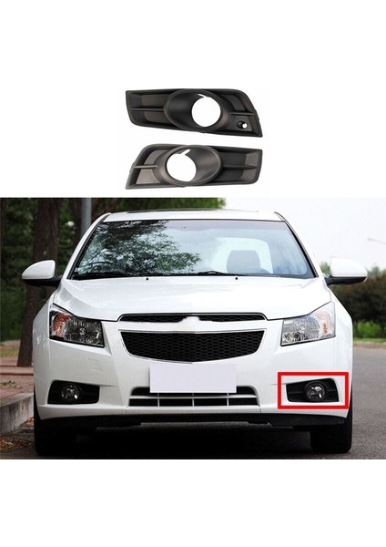 1 Çift Araba Tampon Havalandırma Izgarası (Lh+Rh) Chevrolet Cruze Için 09-15 Sis Lambası Çerçeve Sis Lambası Kapağı 94831151 94831152 (Yurt Dışından) modelleri