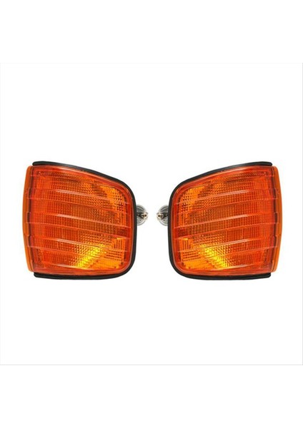 1paır Dön Sinyal Köşe Işık Kabuğu Mercedes Benz S-Serisi W126 1981-1991 Yan Köşe Işıkları Park Lambası Sarı (Yurt Dışından)
