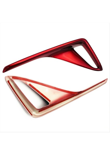 2pcs Kırmızı Araba Arka Sis Far Trim Tail Lamba Çerçeve Toyota Chr C-Hr 2017 2018 2019 2020 2021 (Yurt Dışından) modelleri