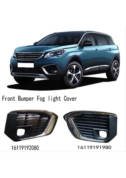 Sağ Ön Tampon Sis Lambası Çerçevesi Sis Izgarası Peugeot Için Izgara Döşeme 5008 16119192080 (Yurt Dışından) fiyatları