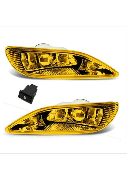 Toyota Için Halojen Ampul Kablo Demeti ile Amber Lens Ön Sis Fark Lambalar Montajı 81220-AA011 81210-AA011 (Yurt Dışından) indirimleri