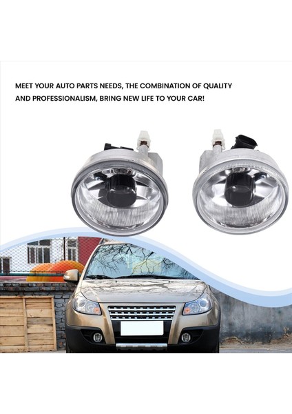 1paır Araç Ön Tampon Sis Lambaları Montaj Sürüş Lambası Sis Lambası Suzuki Sx4 2007-2012 Aerio 2002-2004 (Yurt Dışından) modelleri