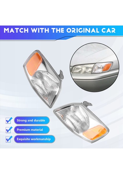 Park Sinyali Köşe Işaretçi Işıkları Lambalar 97-99 Toyota Camry 81520-AA010 81510-AA010 (Yurt Dışından) indirimleri