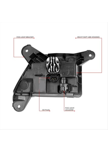 Ön Tampon Sis Lambası LED Lambası Sis Işığı Chevrolet Silverado 2019-2021 Sağ (Yurt Dışından) modelleri