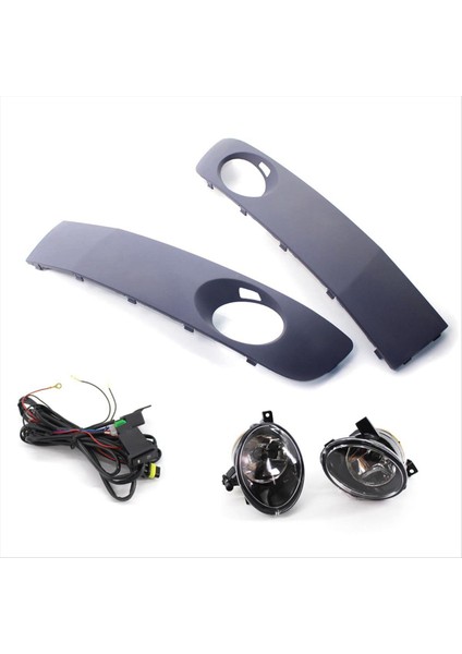 Vw Transporter Multivan Caravelle T5 T6 2010-2015 Için Sis Işığı Montajı Izgara Kablo Demet Kiti ile Sis Işığı (Yurt Dışından) modelleri