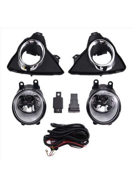 Araba LED Ön Tampon Sis Figs Fog Lambası Toyota Auris 2014 2015 Kablo Dolması Kablolama Kapağı Izgara Halojen (Yurt Dışından)