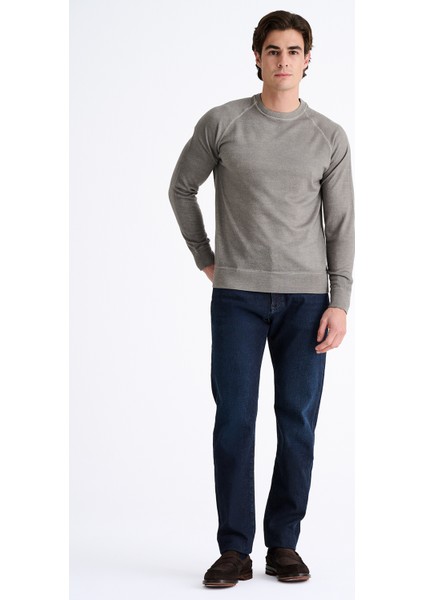 Erkek Açık Yeşil 140'S Yün Bisiklet Yaka Kazak fiyatları