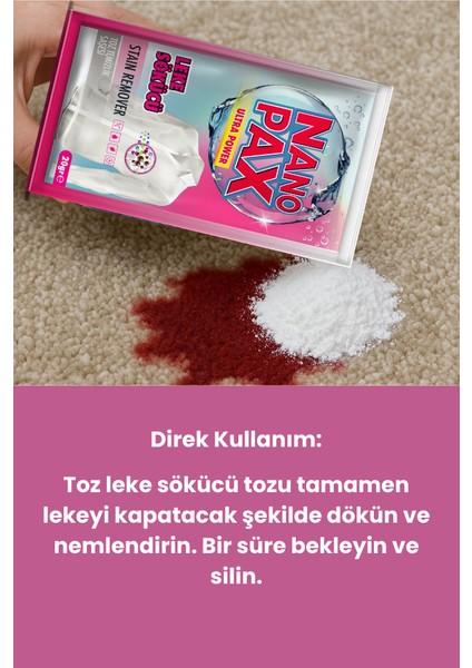 Leke Sökücü Toz Saşe 6 Adet modelleri