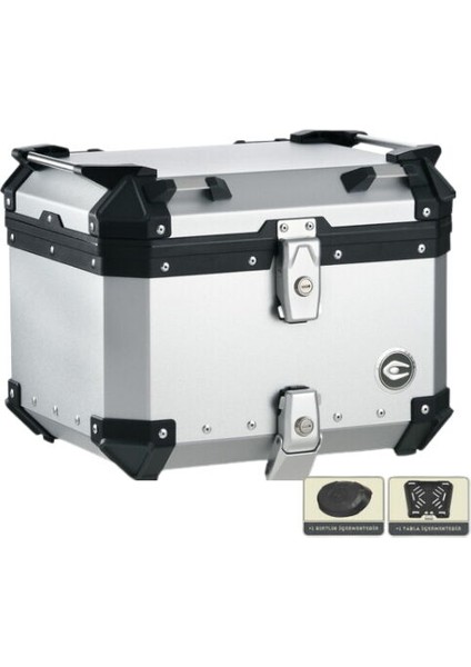 - Alüminyum Motosiklet Arka Çanta 45 Litre