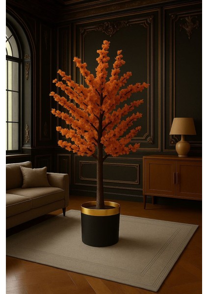 Yapay 150 cm Bahardalı Ağaç Lux Metal Saksı Dahil