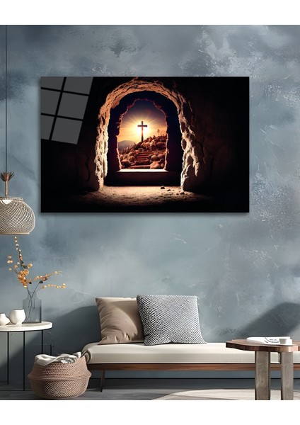 Paskalya Mezarı Cam Tablo indirimleri