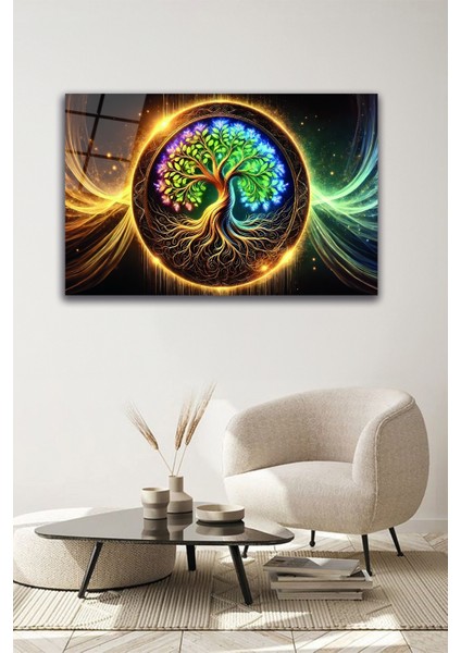 Yapay Zeka Ağaç Cam Tablo