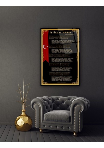 Nw Özel Istiklal Marşı Cam Tablo modelleri