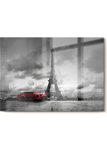 Eyfel Kulesi | Şehir Temalı Cam Tablo | 50X70 cm fırsatları