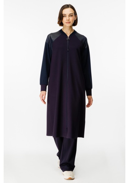 Mix Garni Detaylı Örme Kap Ferace-Laci modelleri