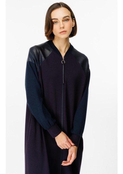 Mix Garni Detaylı Örme Kap Ferace-Laci indirimleri