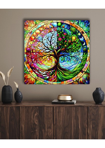 Eski Çağ Simyacı Cam Tablo indirimleri