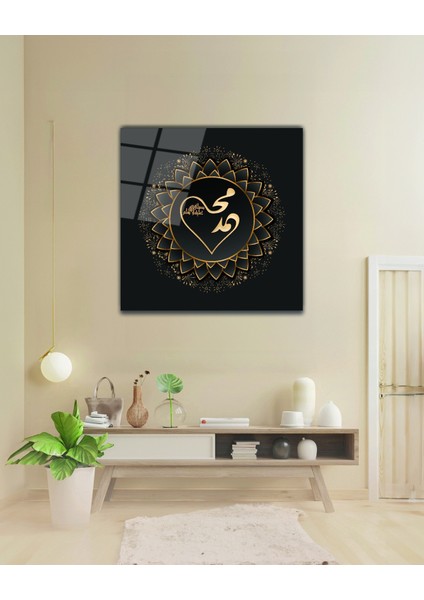 Altın Desen Detaylı Bonsai Ağacı Cam Tablo fırsatları