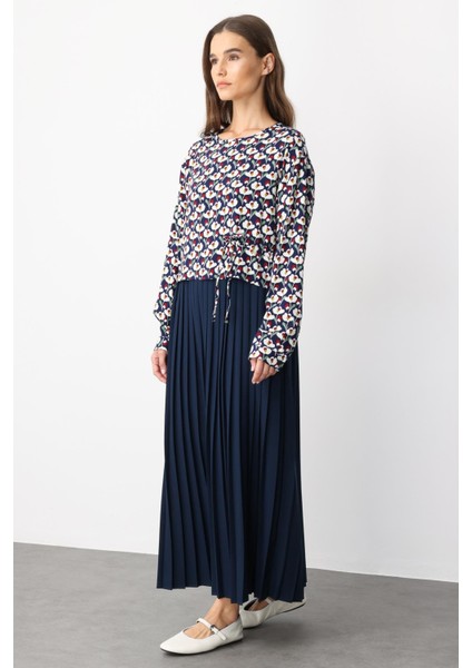 Aller Üst Empirme Alt Pilise Elbise Zamansız Kap-Elbise-Laci modelleri