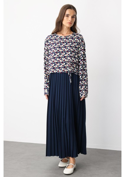 Aller Üst Empirme Alt Pilise Elbise Zamansız Kap-Elbise-Laci fırsatları