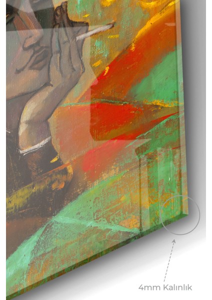 Sevgili| Romantik Paint Art Temalı | Cam Tablo | 50X70 cm modelleri