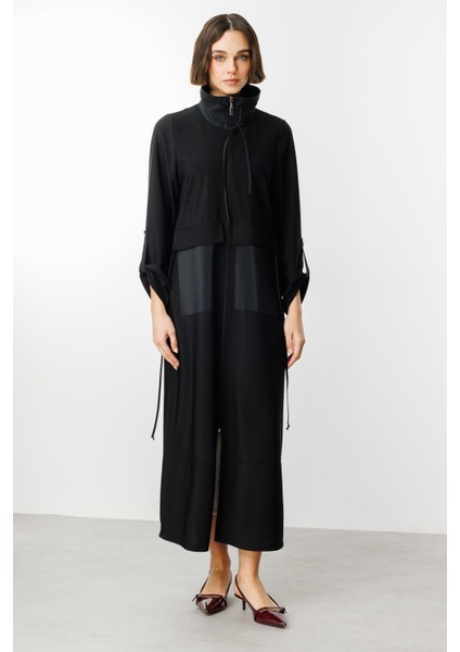 Spl Dökümlü Ince Kumaş Spor Kap/ferace-Siyah fiyatları