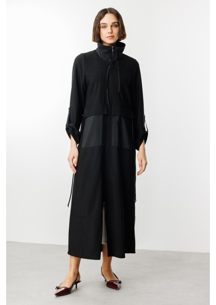 Spl Dökümlü Ince Kumaş Spor Kap/ferace-Siyah modelleri