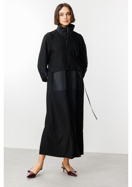 Spl Dökümlü Ince Kumaş Spor Kap/ferace-Siyah indirimleri