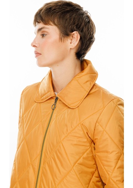 Paris Hafif Elyaf Yalıtımlı Baharlık Trençkot Kap Kaban-Hardal indirimleri