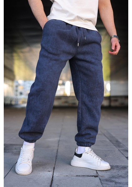 Lacivert Batik Desenli Jogger Eşofman Altı E6582 fırsatları