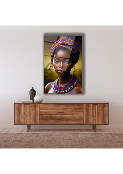Geleneksel Afrikalı Kadın Cam Tablo indirimleri