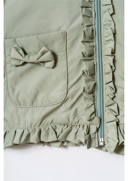 Kız Kapüşonlu Nakışlı Rüzgarlık & Yağmurluk 1 - 5 Yaş fiyatları