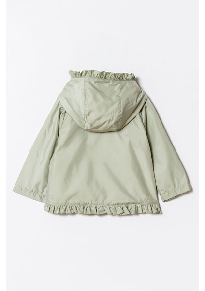 Kız Kapüşonlu Nakışlı Rüzgarlık & Yağmurluk 1 - 5 Yaş modelleri