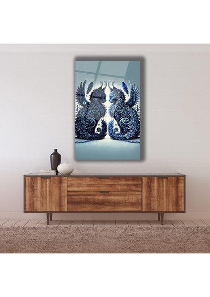 Ikiz Kediler Cam Tablo fırsatları