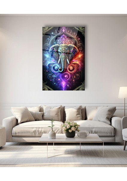 Renkli Fil Cam Tablo modelleri