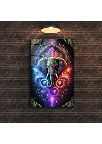 Renkli Fil Cam Tablo fırsatları