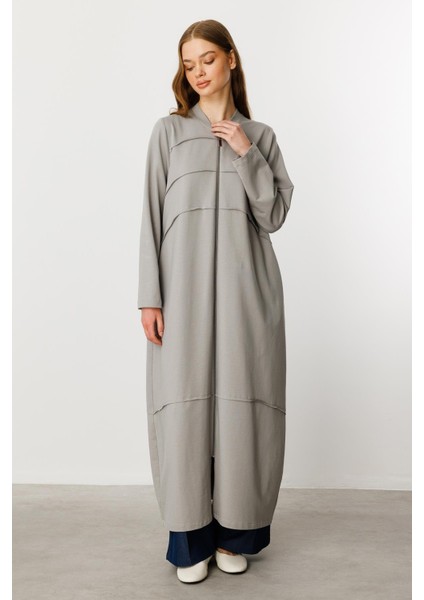 Ben Özel Pamuk Karışımlı Dökümlü ve Konforlu Kap-Gri fiyatları